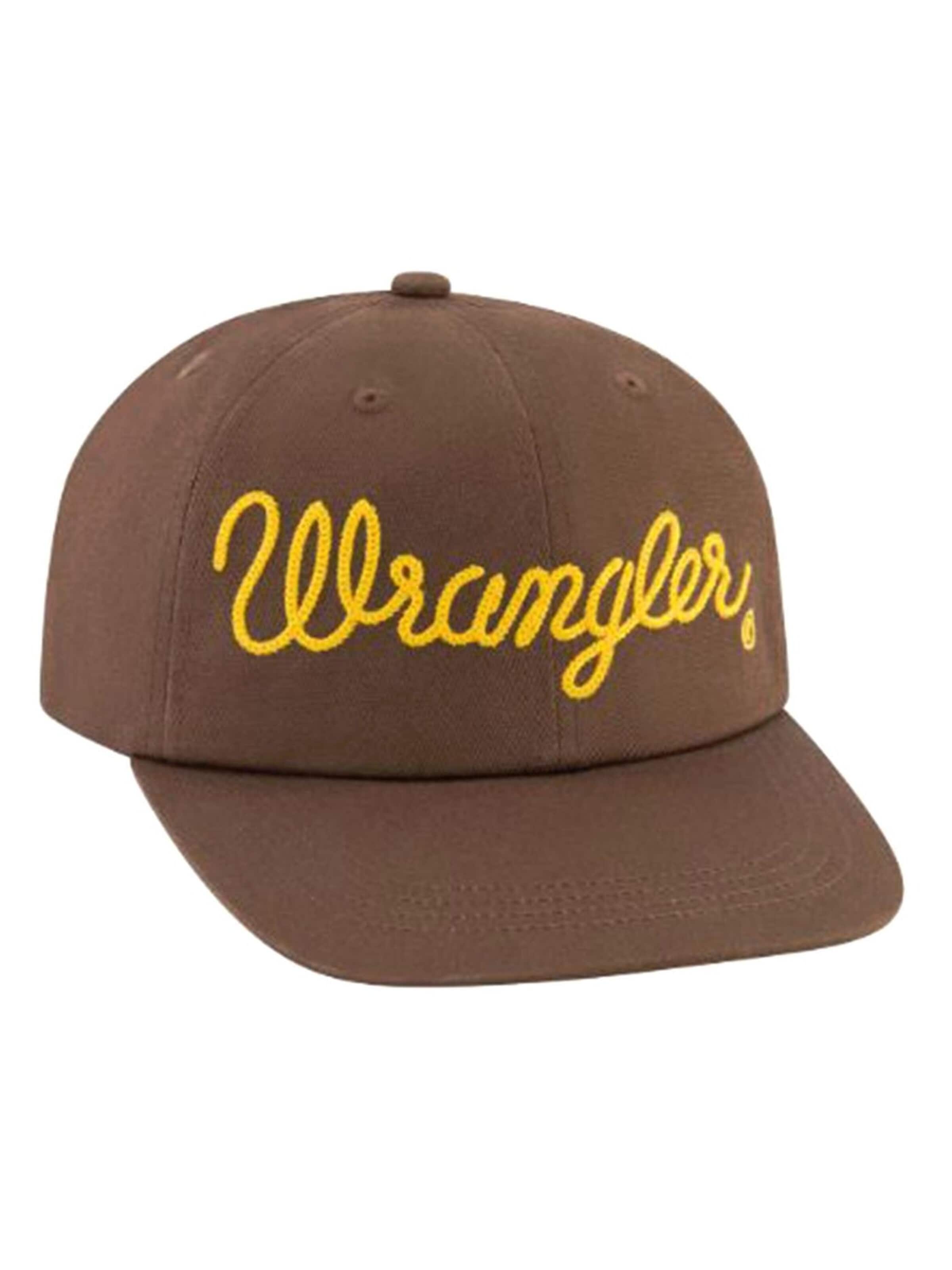 WRANGLER Hætte 'ROPE LOGO CAP BRACKEN, OS Brown' i brun: forside