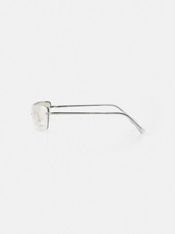 Lunettes de soleil Bershka en argent