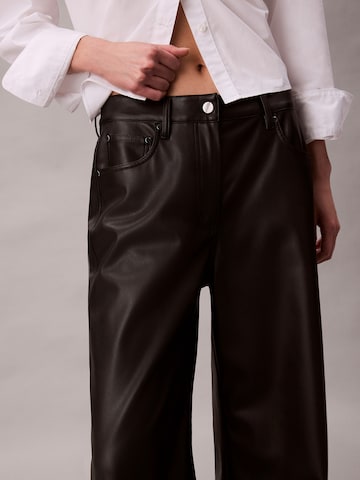 Calvin Klein Jeans Широкий Штаны в Черный