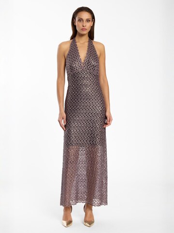 Robe 'Dilna' Ana Alcazar en gris : devant