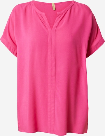 Soyaconcept - Blusa 'Radia' em rosa: frente