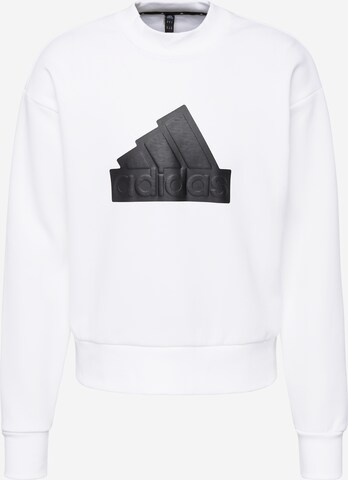 ADIDAS SPORTSWEAR Sport sweatshirt 'Future Icons' i vit: framsida