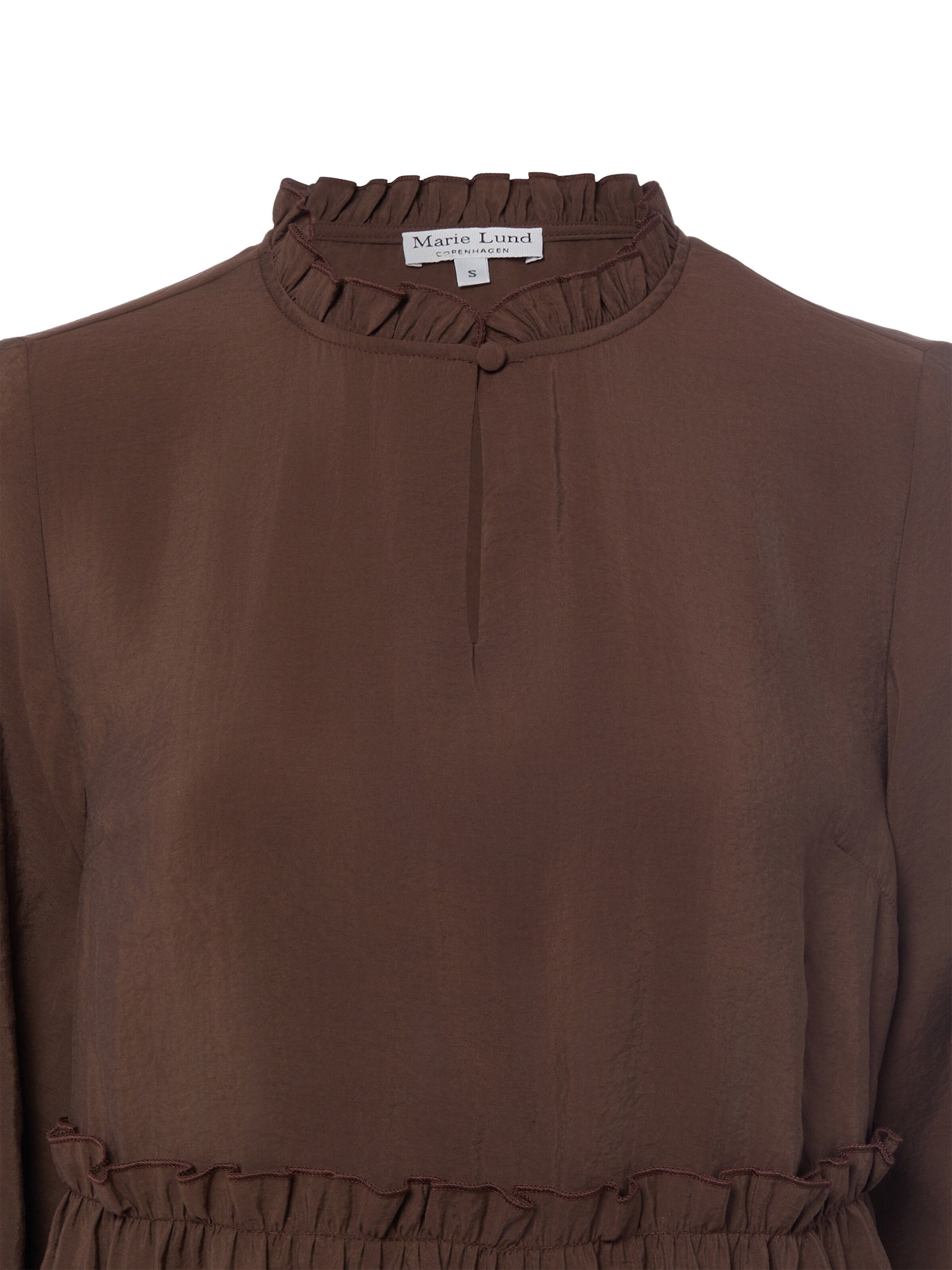 Marie Lund Bluse in Braun