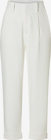 Regular Pantalon à pince MAC en blanc : devant