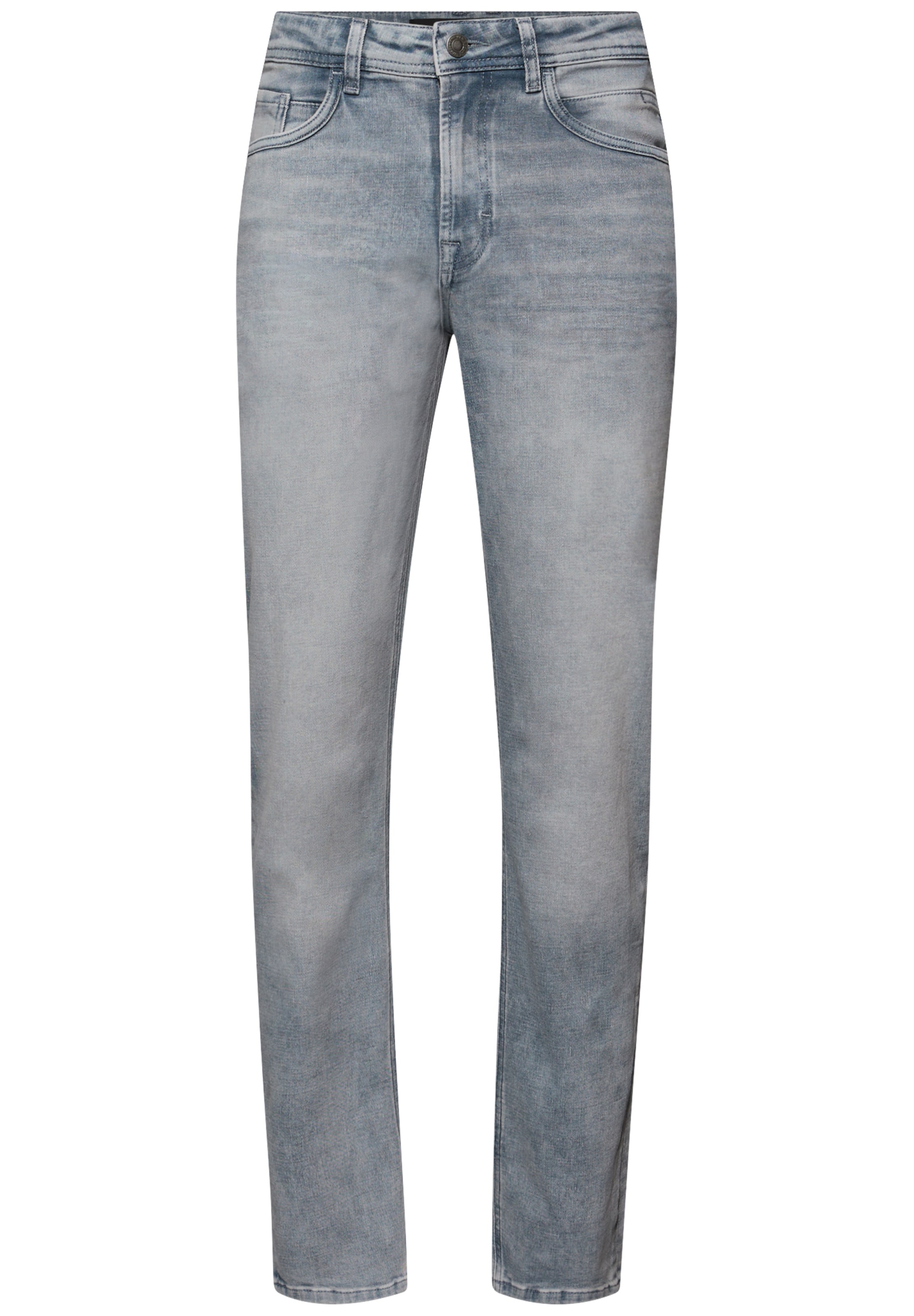 Street One MEN Regular Jeans in Grey: front
