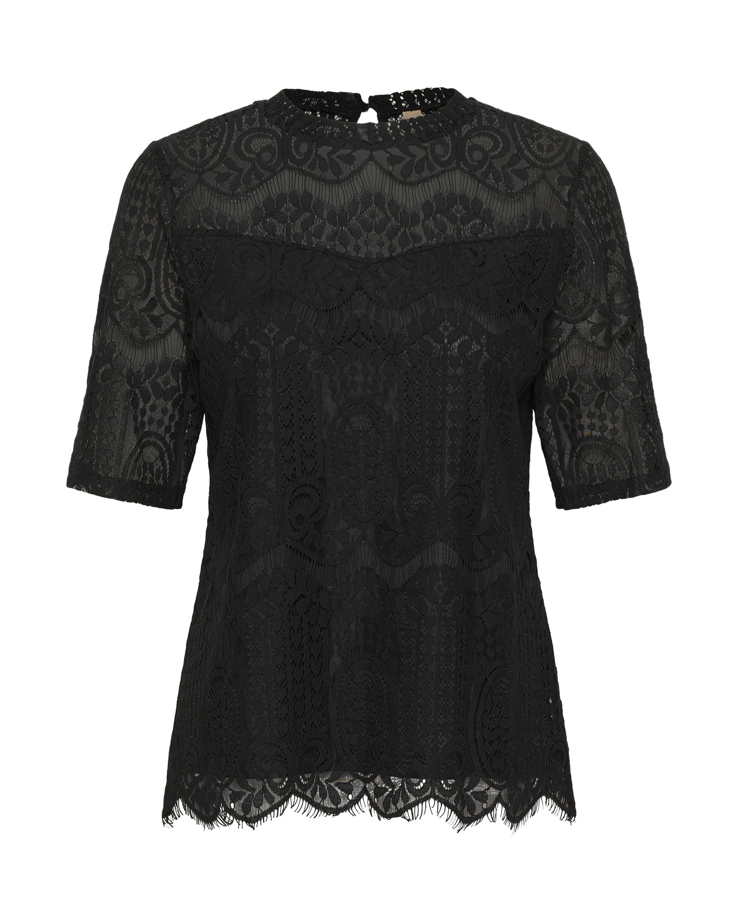 Chemisier 'Ulia Ima' CULTURE en noir : devant