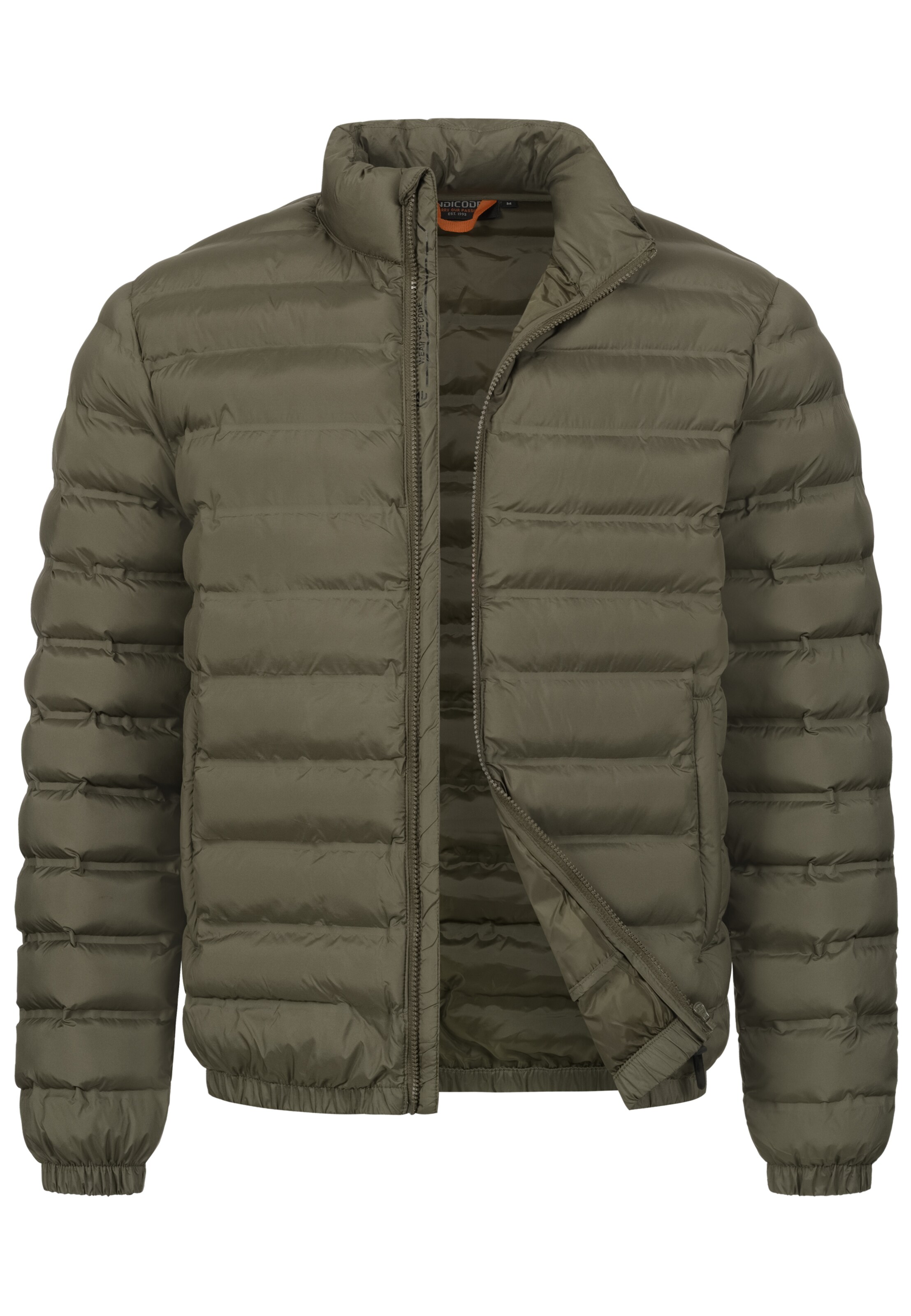 INDICODE JEANS Between-season jacket 'Bjarne' in Green: front