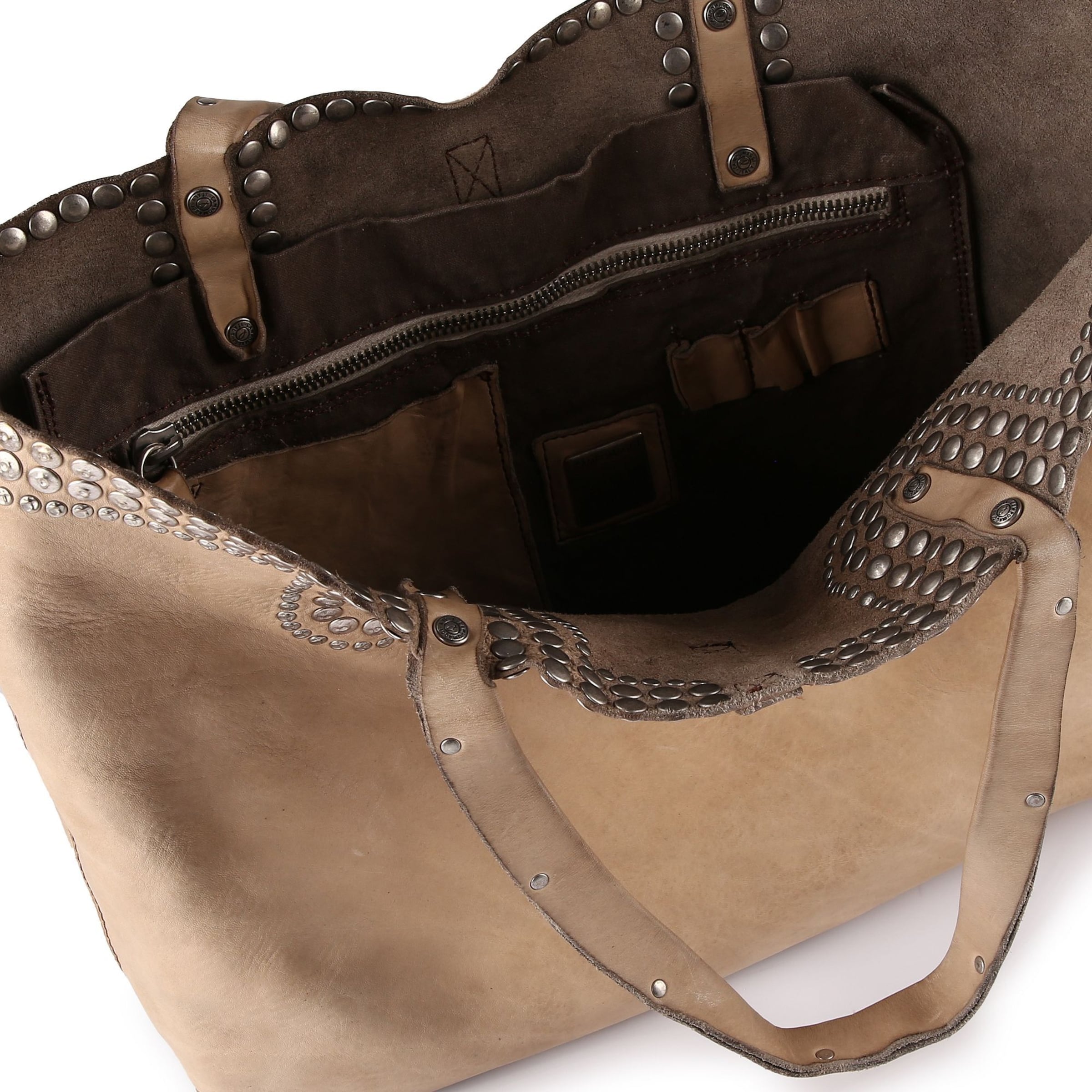 Sac à bandoulière 'Bella' Campomaggi en beige