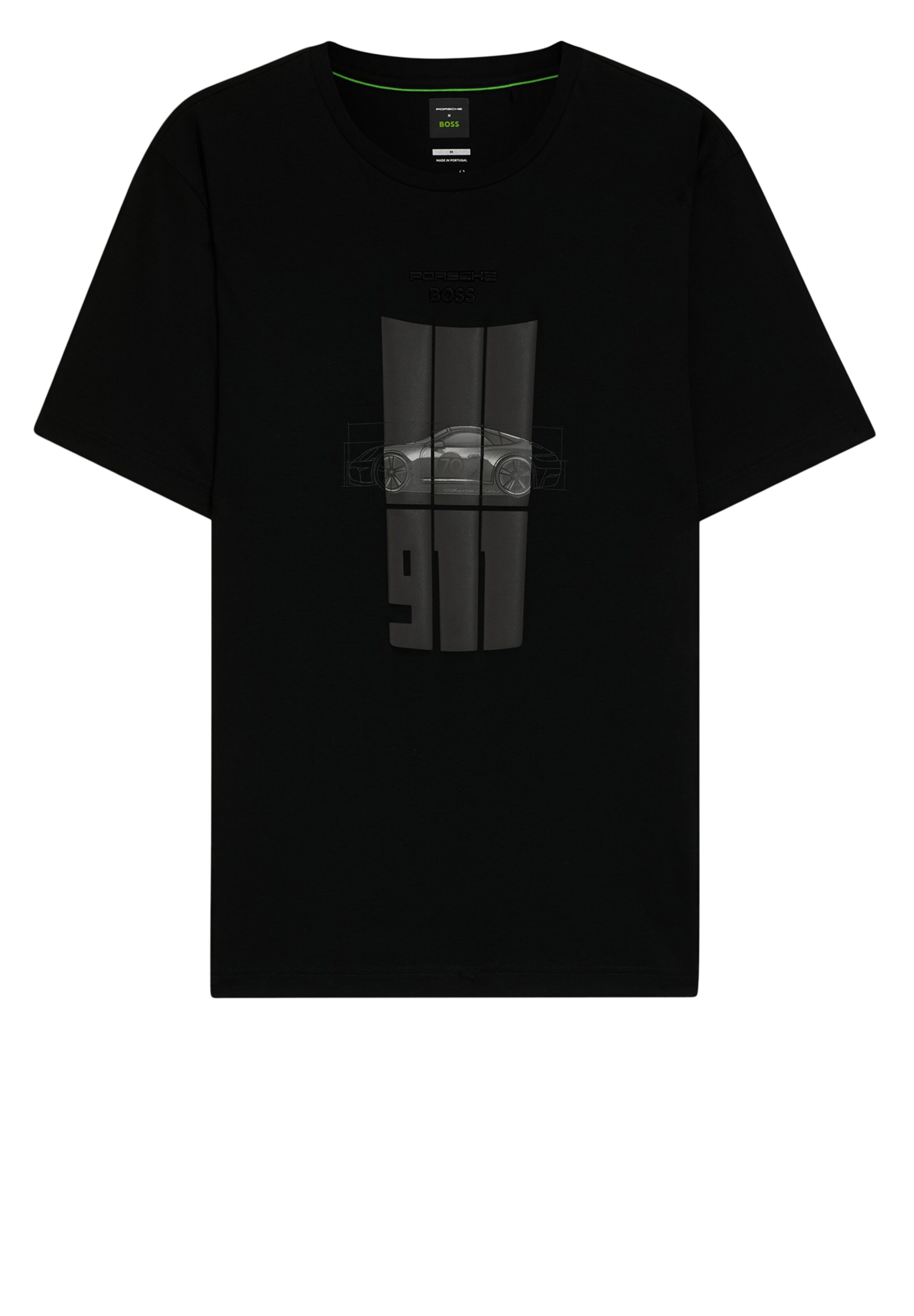 BOSS T-Shirt in Schwarz: Vorderseite