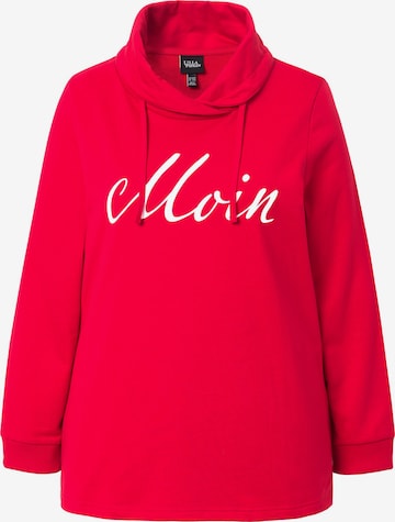 Ulla Popken Sweatshirt in Red: front