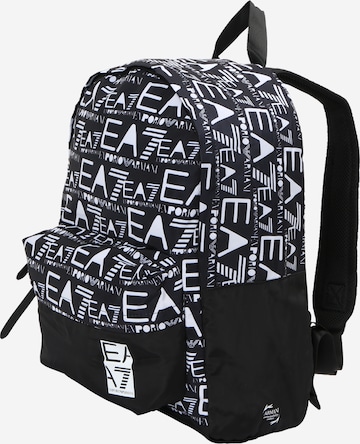 EA7 Emporio Armani Backpack 'TRAIN' in Black: front