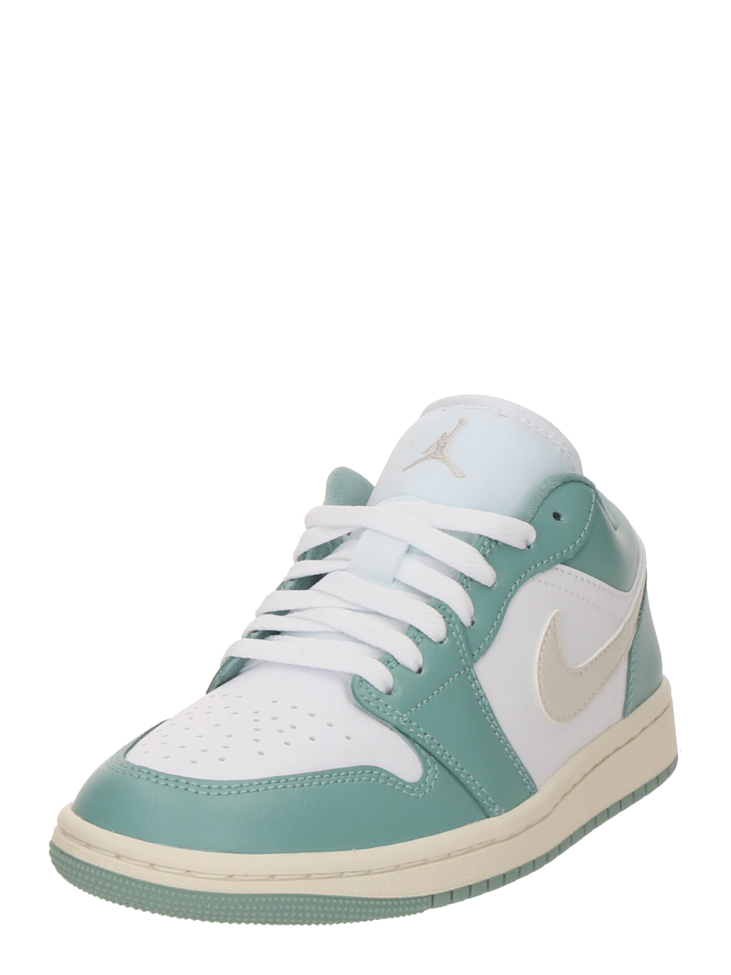 Jordan Низкие кроссовки 'Air Jordan 1' в Белый: спереди