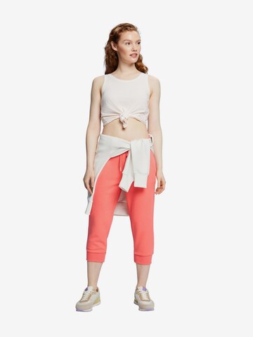 ESPRIT Tapered Workout Pants in Orange