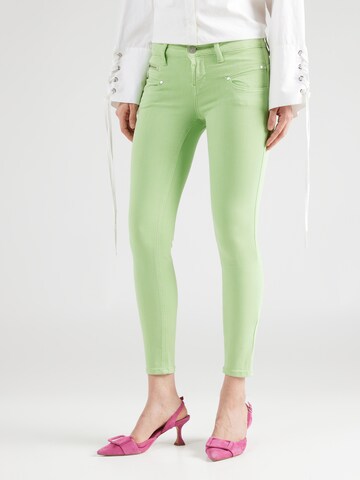 Coupe slim Pantalon 'Alexa' FREEMAN T. PORTER en vert : devant