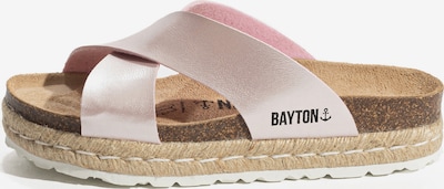 Bayton Pantoletter 'ARTEMIS' i camel / rosé / sort, Produktvisning