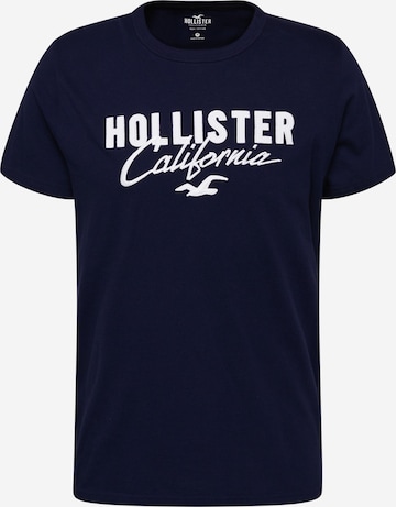 zils HOLLISTER T-Krekls: no priekšpuses