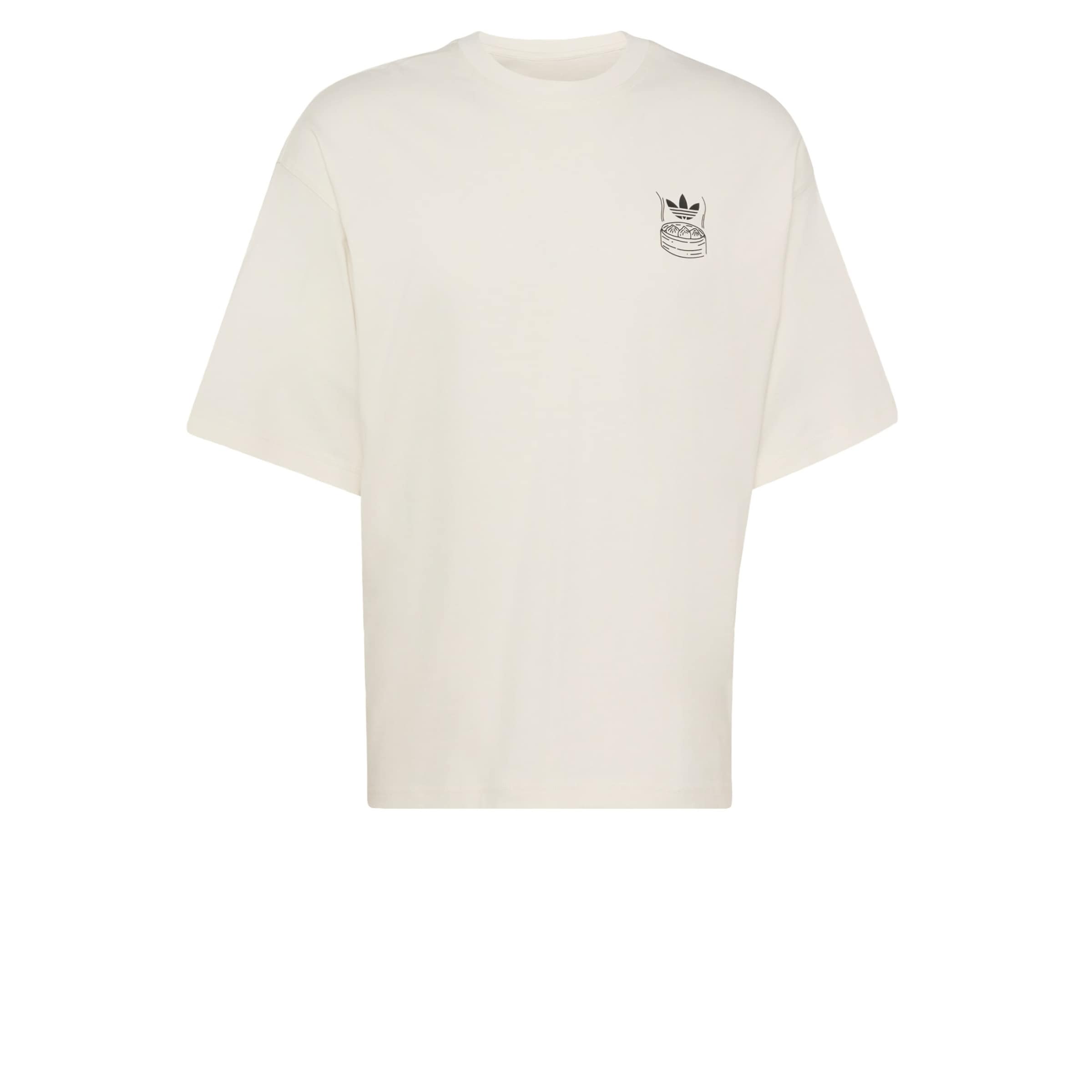 ADIDAS ORIGINALS T-Shirt 'Chopsticks' en noir / blanc, Vue avec produit