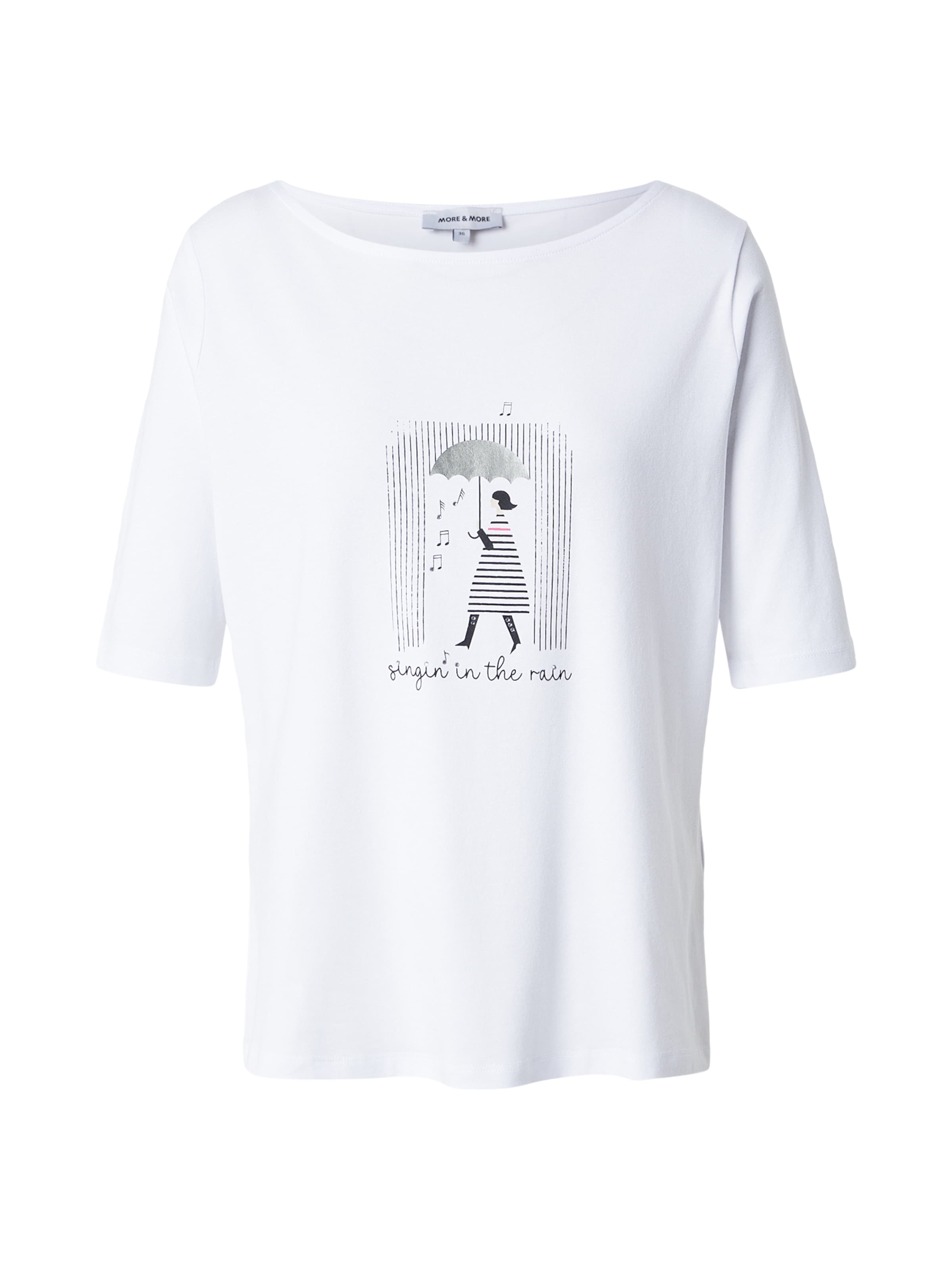 Tricou de la MORE & MORE pe alb: față