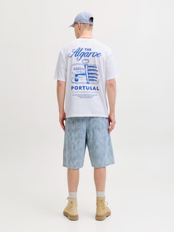 JACK & JONES Tričko 'JORVACATION' – bílá