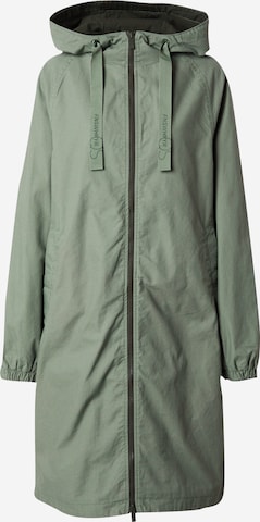 QS Between-Seasons Coat in Green: front