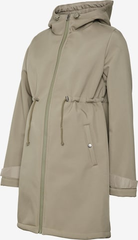 MAMALICIOUS Funktionsjacke 'MLHARPER' in Grün: Vorderseite