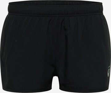 ASICS - Slimfit Pantalón deportivo 'Core Split' en negro: frente