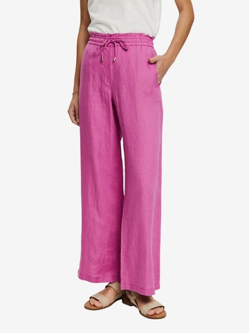 ESPRIT Wide Leg Hose in Pink