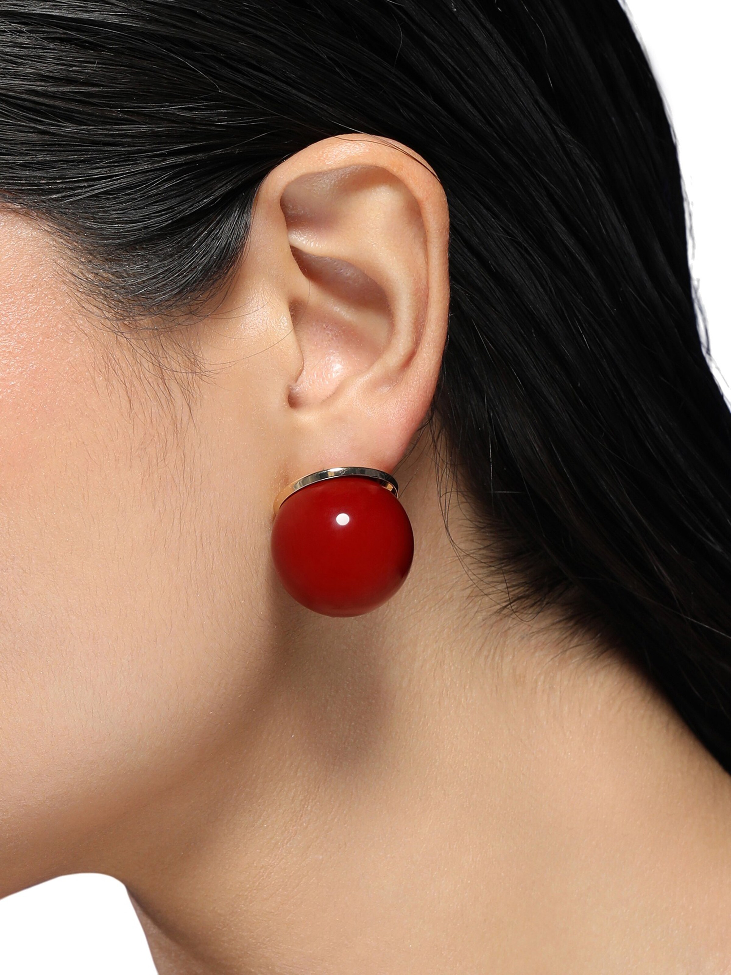 Orecchini 'Leyla' di SOHI in rosso