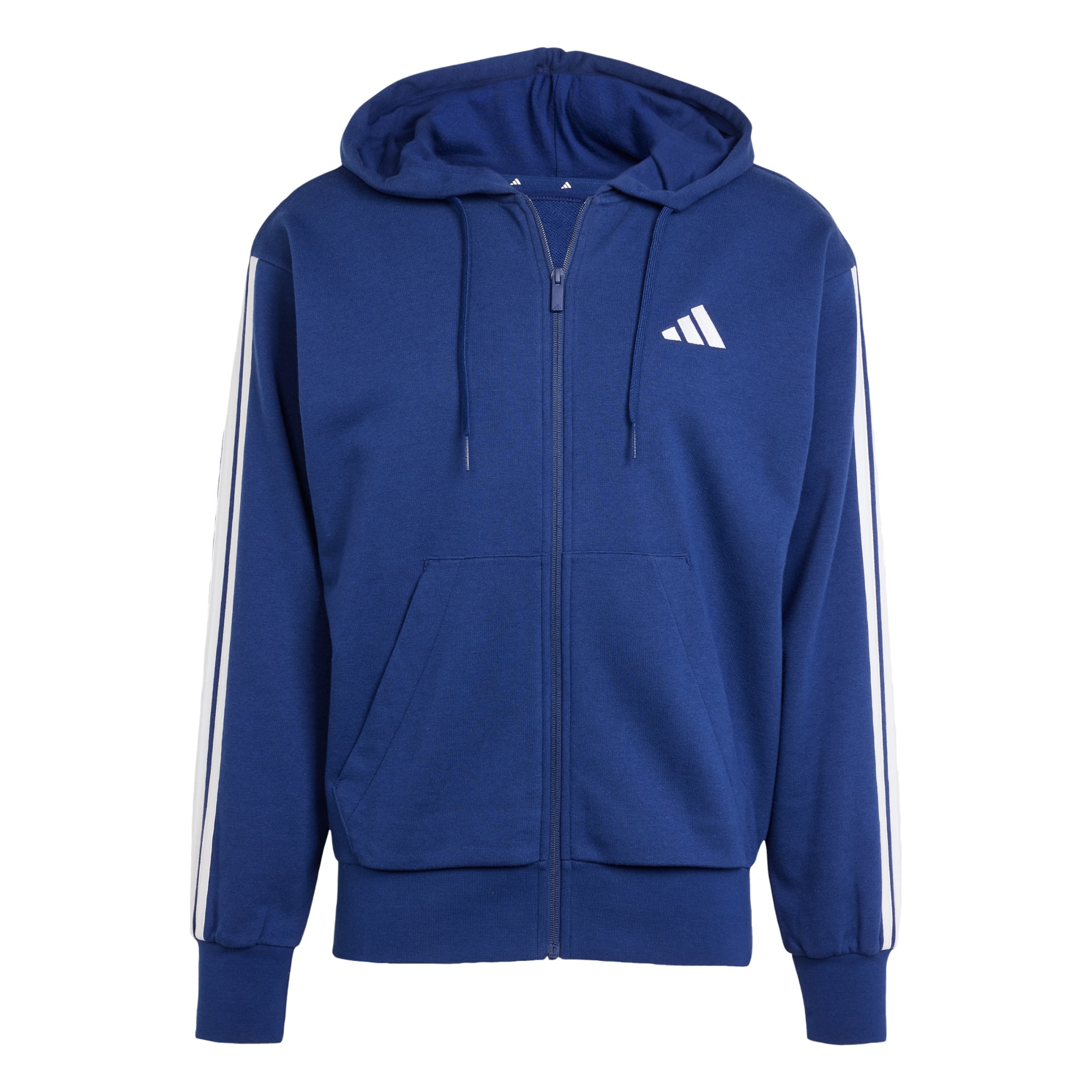 ADIDAS SPORTSWEAR Αθλητική ζακέτα φούτερ 'Essentials' σε μπλε: μπροστά