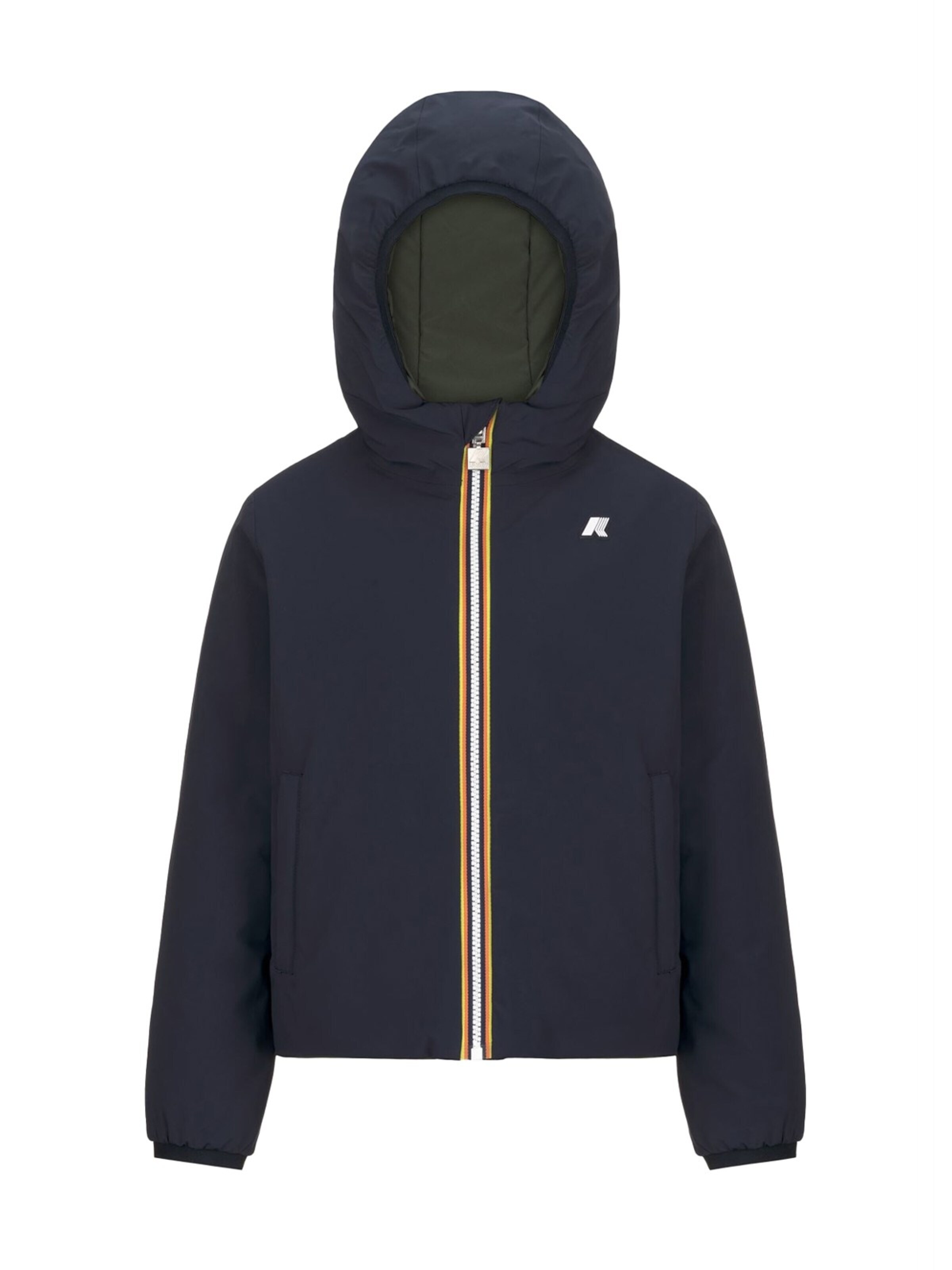 Veste d’hiver K Way en bleu : devant