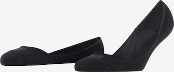 FALKE Ankle Socks 'Step Medium Cut Box' in Black: front
