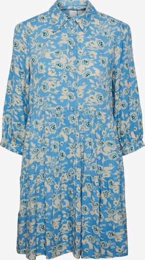 Y.A.S Robe-chemise 'BIMLA' en écru / bleu clair / pétrole, Vue avec produit