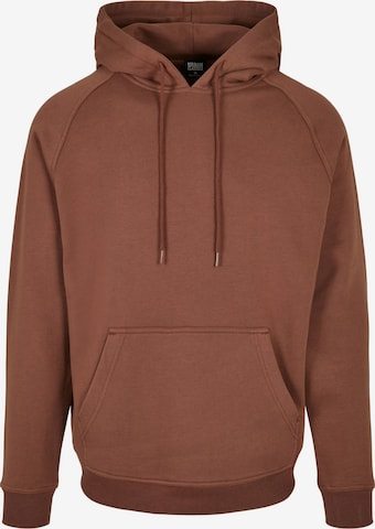 Sweat-shirt Urban Classics en marron : devant