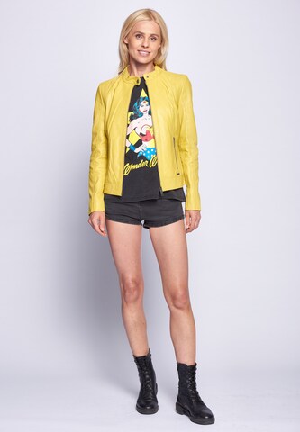 Maze Between-Season Jacket 'Marcie' in Yellow