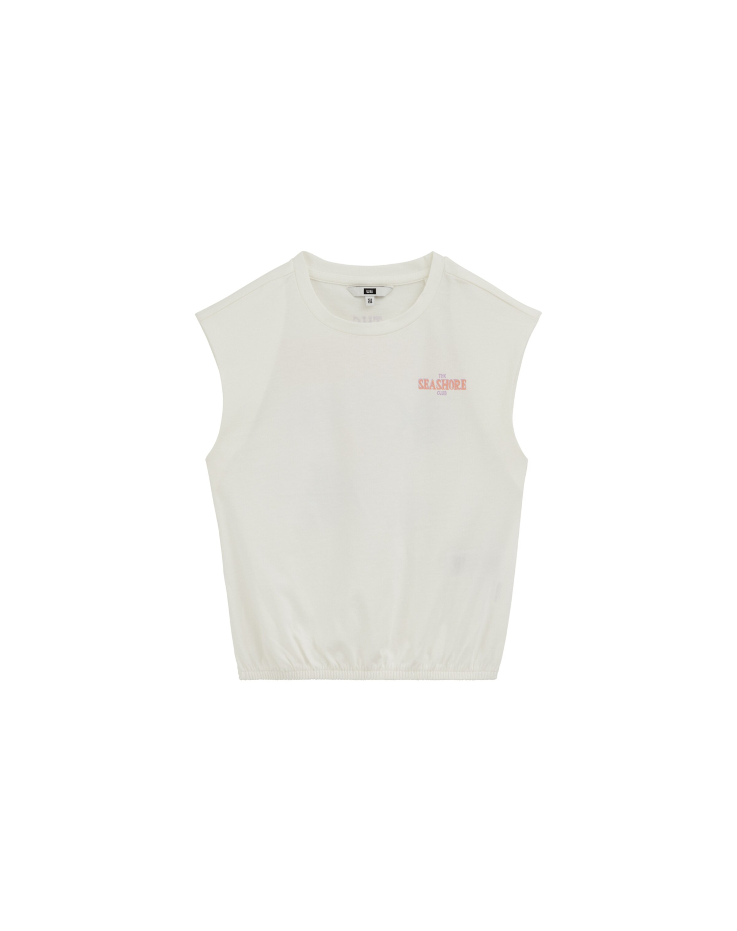 WE Fashion - Top en blanco: frente