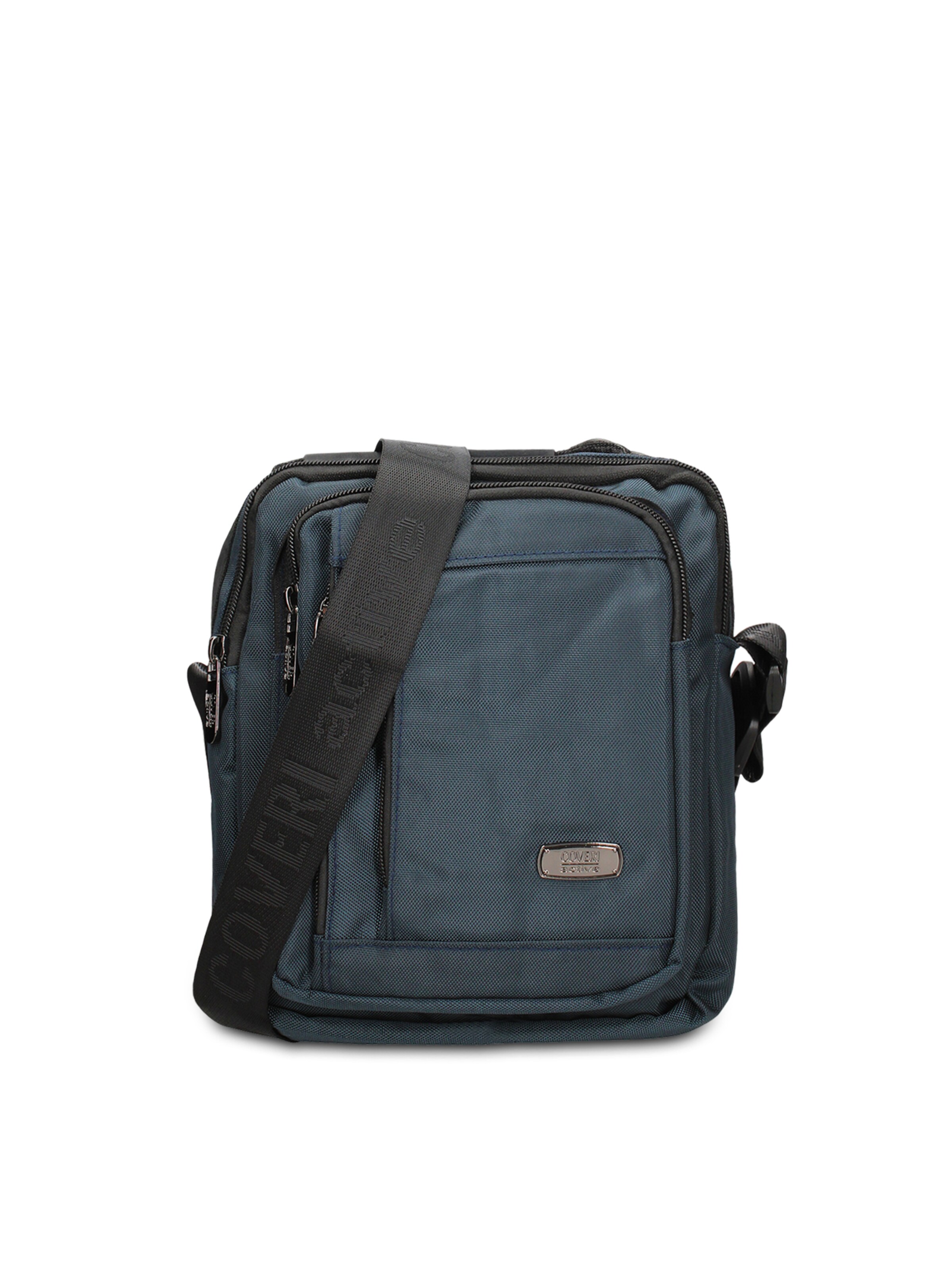 Borsa a tracolla 'Borsa a Tracolla Uomo Vegan Leather con Zip' di Coveri Collection in blu