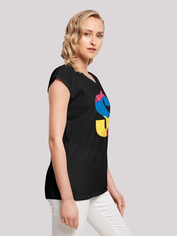 T-shirt 'Disney Alphabet S Is For Snow White Schneewittchen' F4NT4STIC en noir