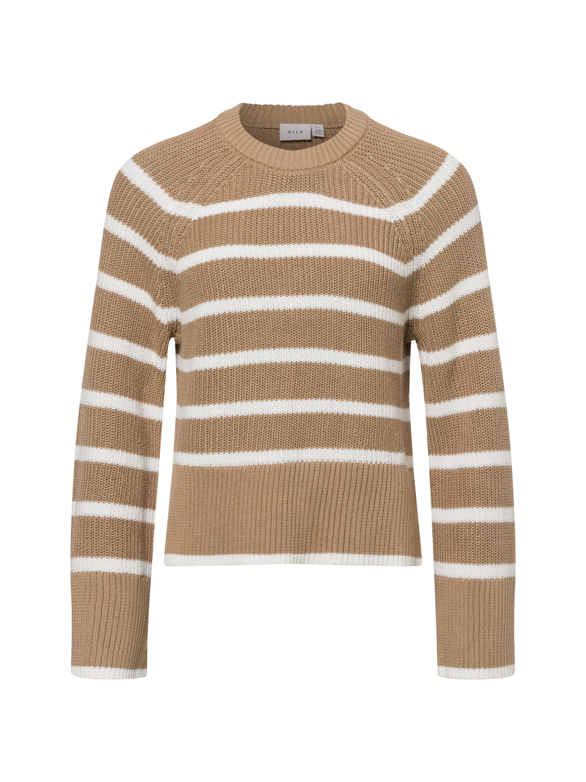 VILA Trui 'VICasia' in Bruin: voorkant