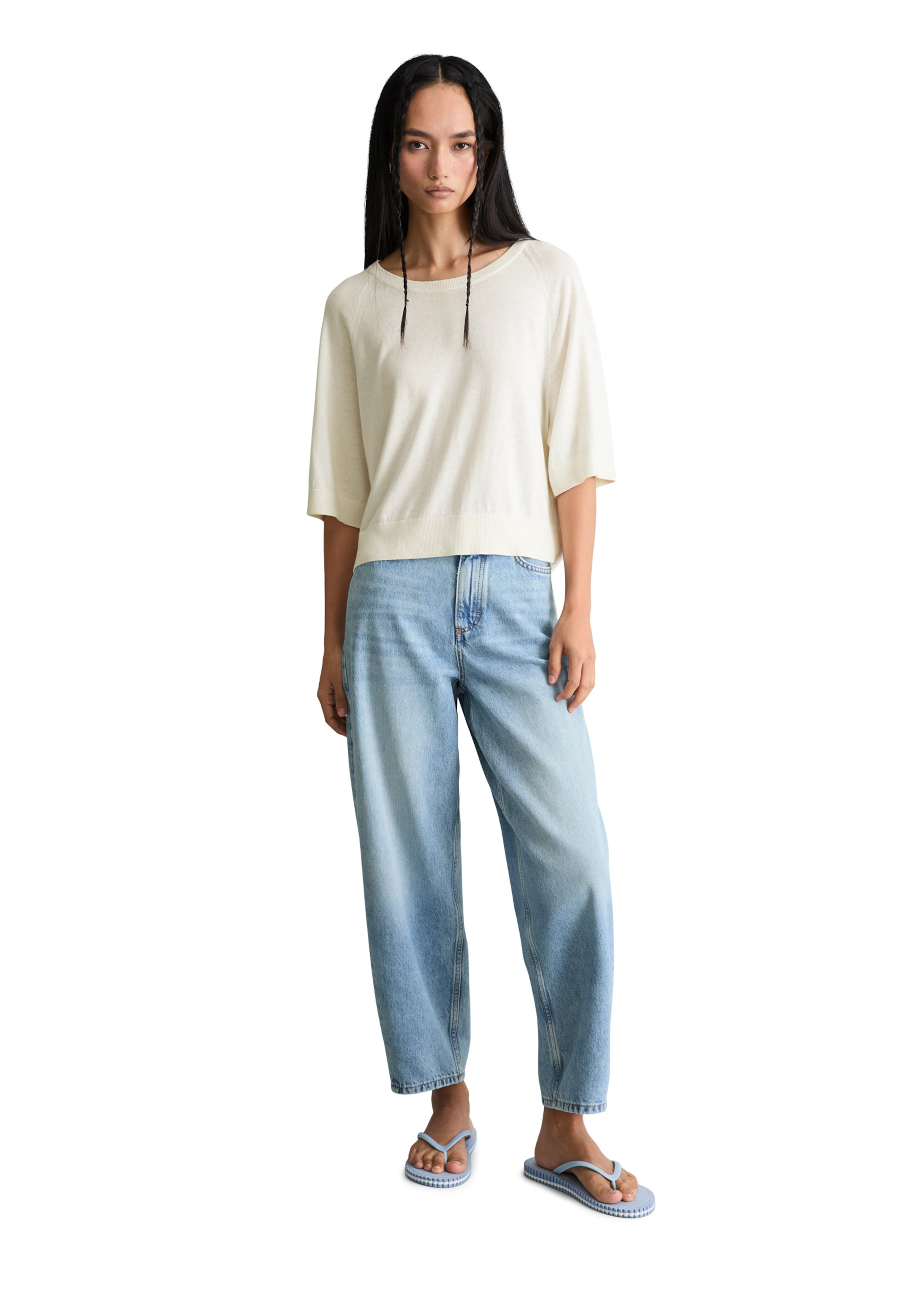Marc O'Polo DENIM Pullover in Weiß
