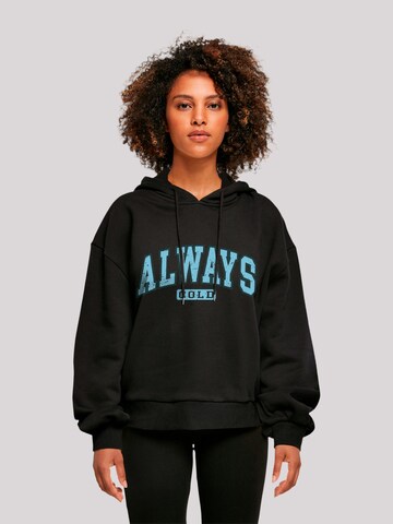 F4NT4STIC Sweatshirt 'Always Cold' in Black: front