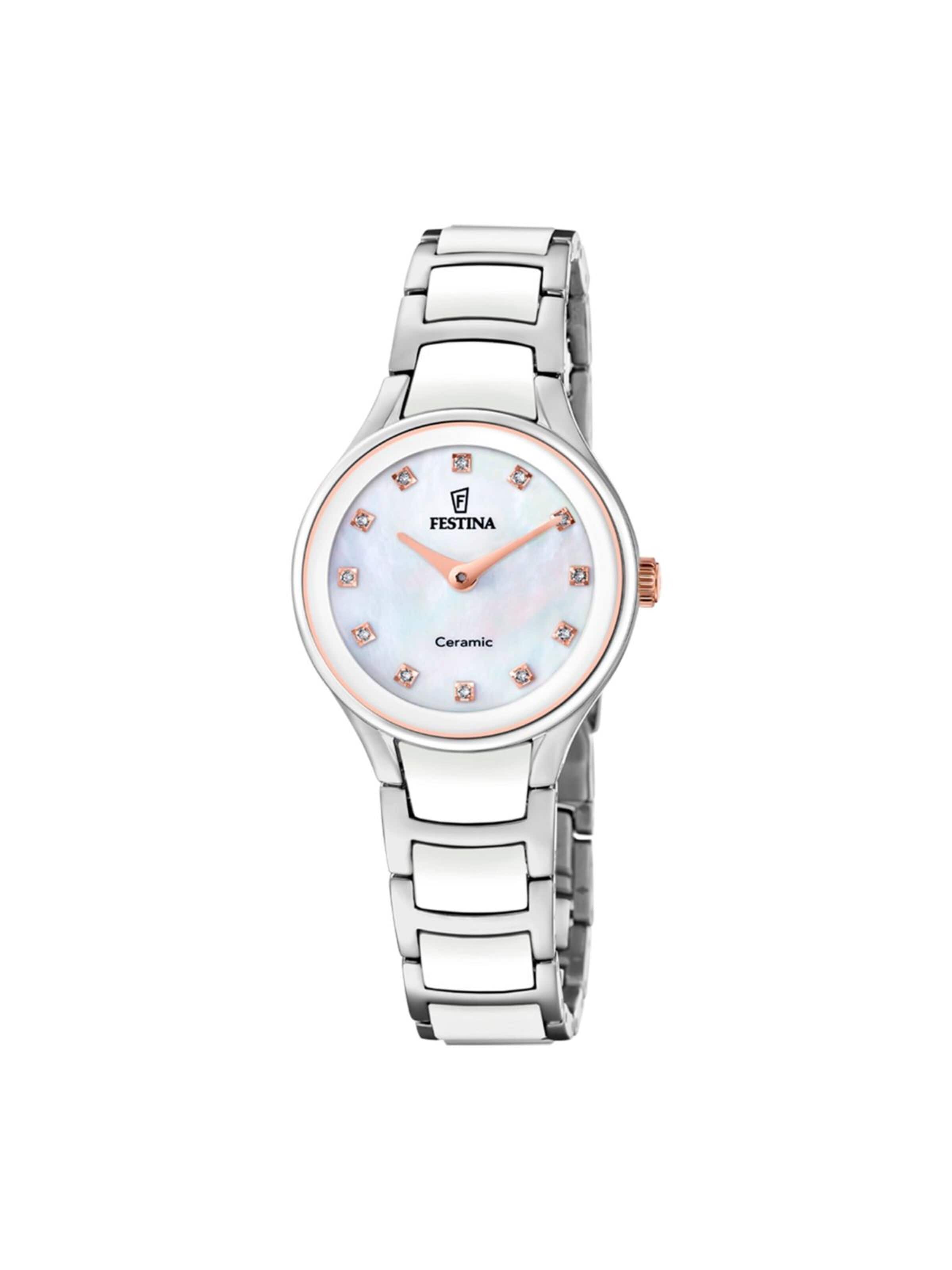 FESTINA Analoguhr‌‌ in Silber: Vorderseite