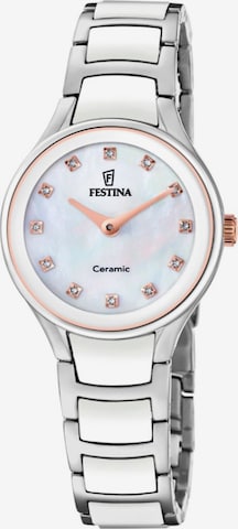 FESTINA Analoguhr in Silber: Vorderseite
