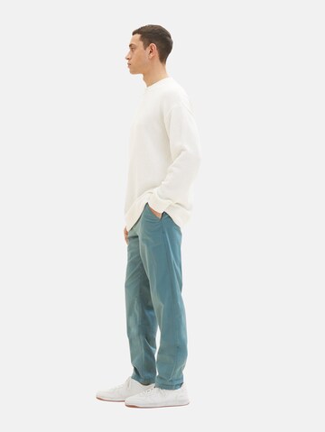 TOM TAILOR Tapered Chino Pants in Green
