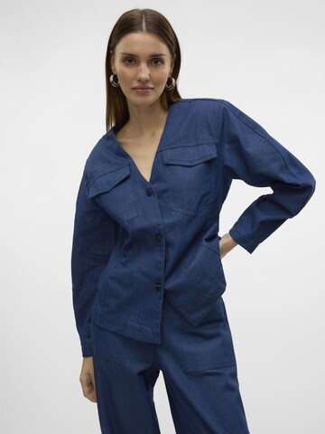 Chemisier 'CARLA' VERO MODA en bleu