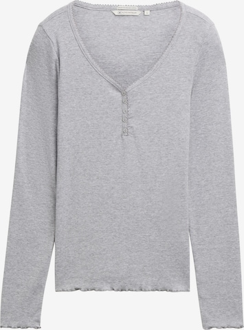 TOM TAILOR DENIM Shirt in Grey: front