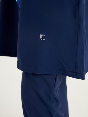 MARINA High neck Baddräktsklänning 'Modest Marina M2530-2' i blå