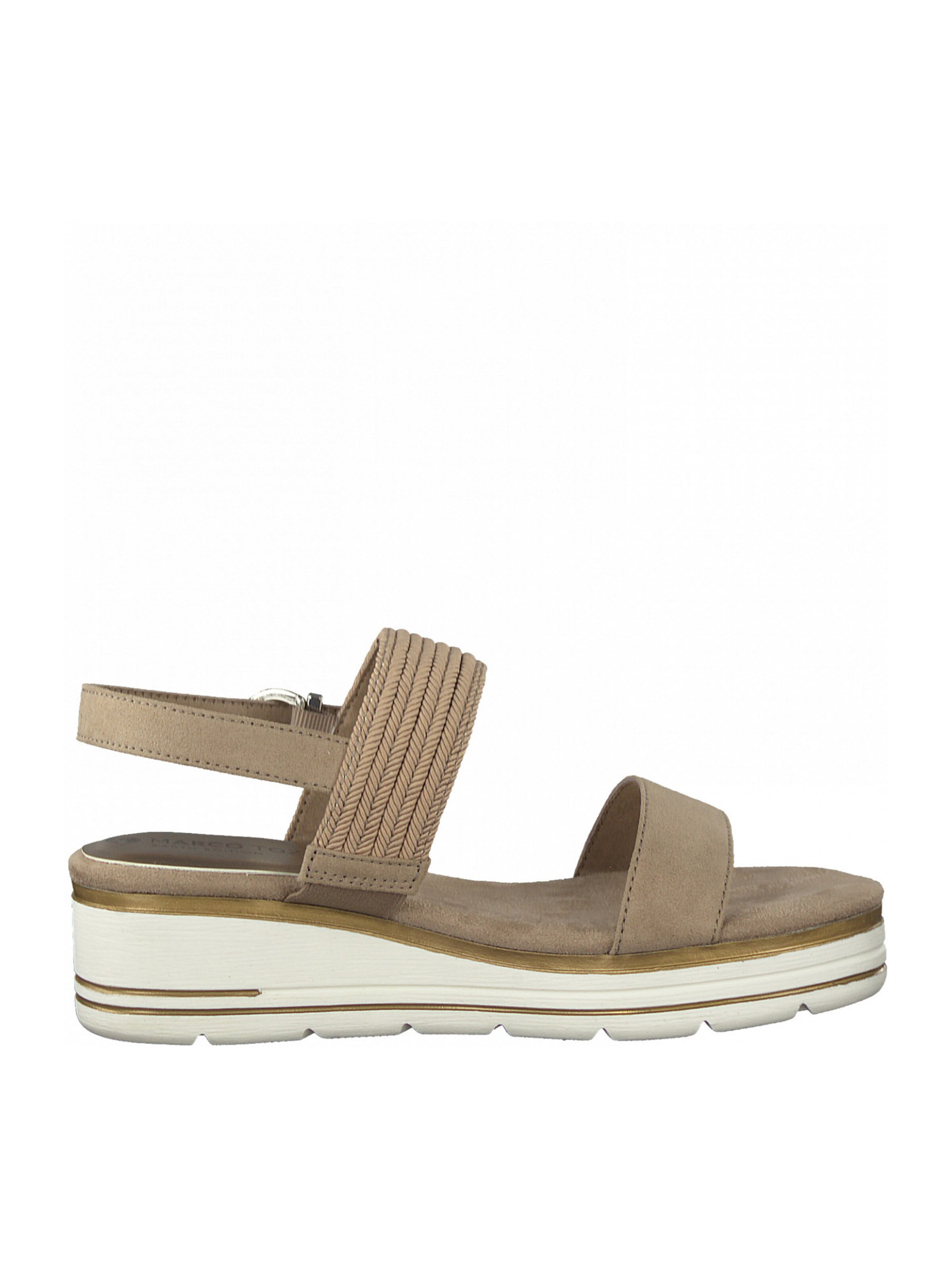 Earth Edition by Marco Tozzi Strap Sandals in Beige