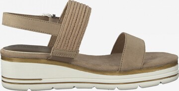 Earth Edition by Marco Tozzi Strap Sandals in Beige