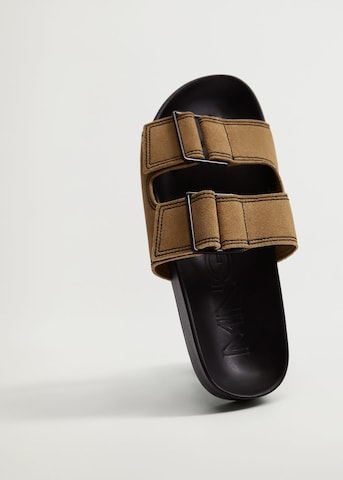 MANGO Mules 'Ceuta' in Brown