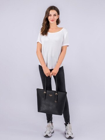 Princely London Shopper 'Beverly'‌‌‌‌ in Schwarz